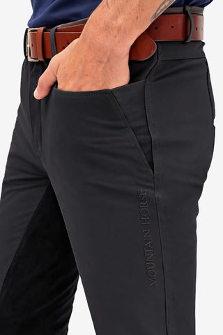 MH Baldur Jodhpurs Ridebukser Herre Sort