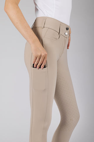 Pantalon d'équitation KLKira H Full Grip Beige