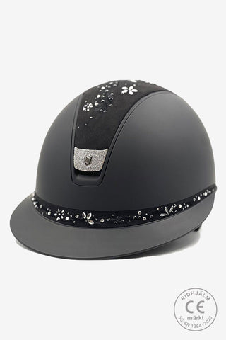 Ridhjelm 2.0 Miss Shield Sort Flower Swarovski Jewel Crystal Blazon