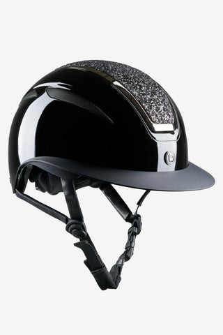 Ridhjälm Mips Guardian Glossy Heavy Glitter Svart