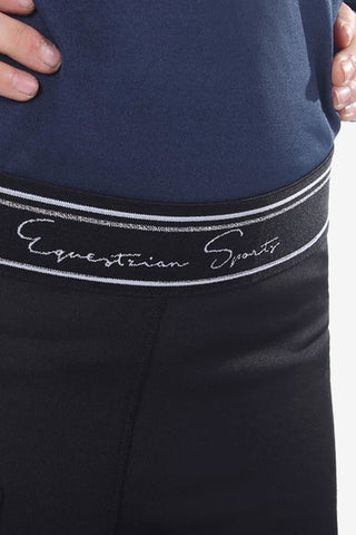 Riding Tights Eden Junior Full Grip Black