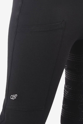 Riding Tights Eden Junior Full Grip Black