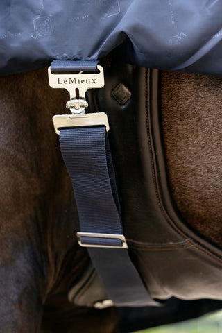 Ridedækken regndækken Navy