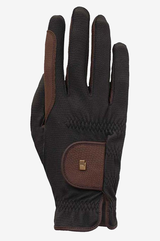 Malta Ridehandsker Sort/Brun