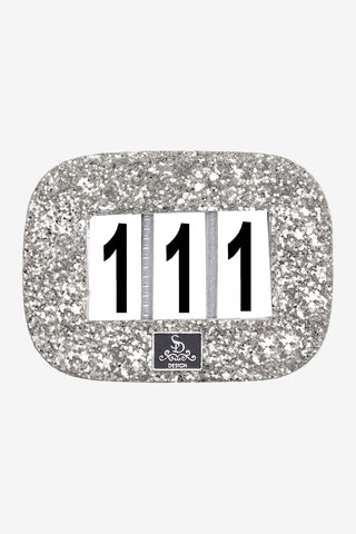 Number Tag Glitter