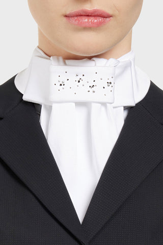 Plastron Pearls FW24 Silver