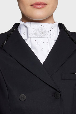 Plastron Spring Flower White