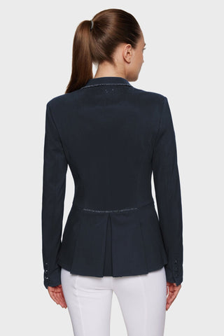 Victorine Kavaj Crystal Fabric Navy SS25
