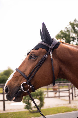 Embroidered Hood Black