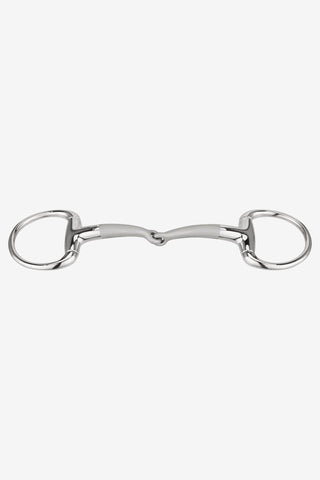 Satinox D-trens 2-delig bridoon 14mm