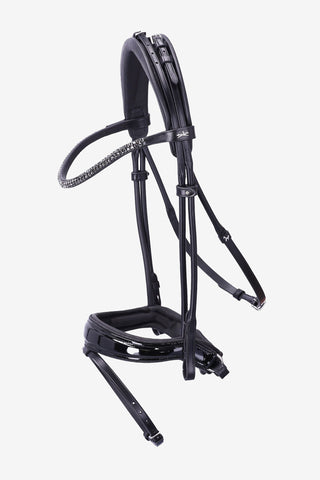 Bridle Isabell Werth Satchmo Black/Patent/Silver