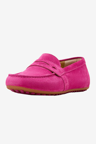 Ariat Selene Driving Moc Hot Pink Veloursleder