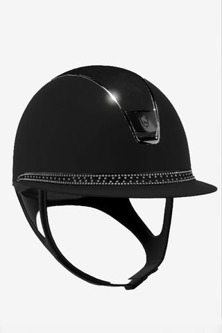 Shadowmatt Miss Shield 2.0 Black Top Alcantara Frontal Band Tiara Black