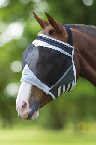 Masque anti-mouches sans oreilles Jet Black