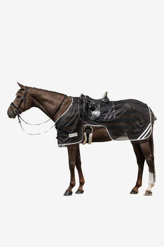 Ridedækken Reflex Sort/Grå