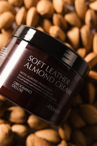 Grooming Deluxe Soft Leather Almond Cream 450ml
