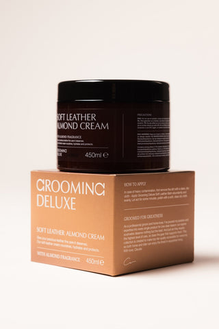 Grooming Deluxe Soft Leather Almond Cream 450ml