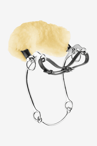 Hackamore Kombi longues branches avec peau d'agneau