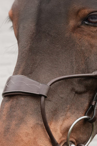 Hoofdstel Hybrid Neusriem Dyon Collection Bruin