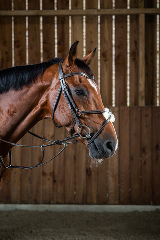 Hoofdstel Mexicaanse Neusriem Working Collection Bruin