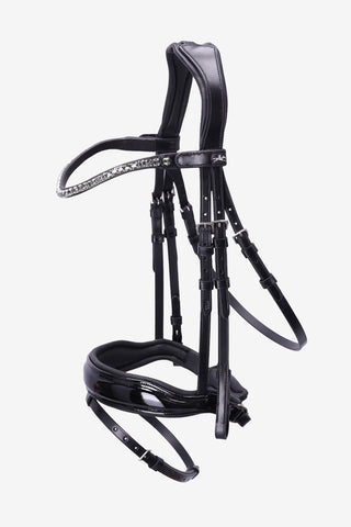 Trense Siena Sort/Lak/Krystal