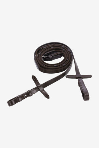 Schockemöhle Web SP Reins Dark Brown Silver