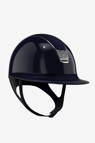 2.0 Glossy Miss Shield Alcantara + Crystal Blazon Navy