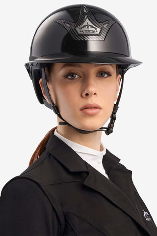 Kask jeździecki Carbon Gel Vita GST Glossy Czarny
