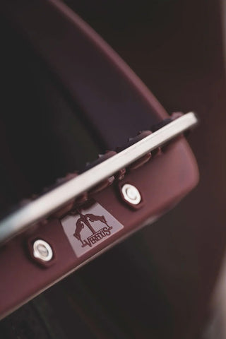 Veredus Vita Sikkerhedsstigbøjle Bordeaux/Sølv