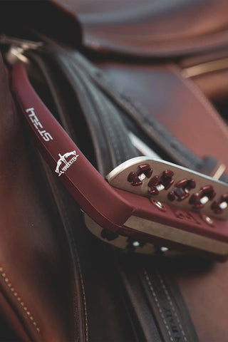 Veredus Vita Sikkerhedsstigbøjle Bordeaux/Sølv