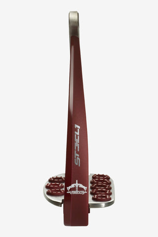 Veredus Vita Sikkerhedsstigbøjle Bordeaux/Sølv