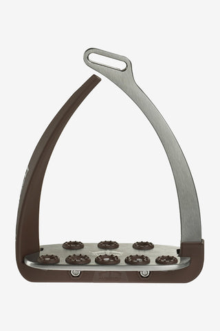 Veredus Vita Sikkerhedsstigbøjle Brun/Sølv