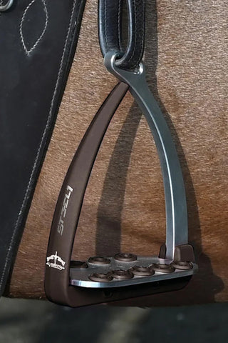 Veredus Vita Sikkerhedsstigbøjle Brun/Sølv