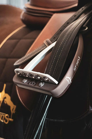 Veredus Vita Sikkerhedsstigbøjle Brun/Sølv