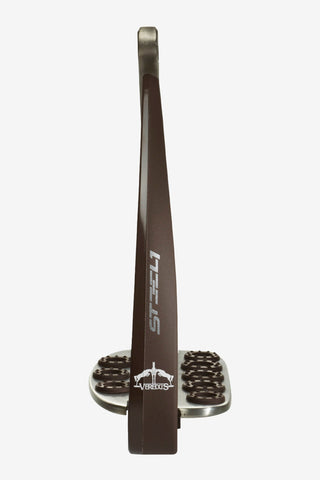 Veredus Vita Sikkerhedsstigbøjle Brun/Sølv