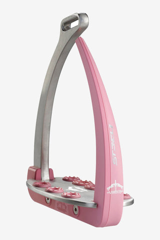 Veredus Vita Sikkerhedsstigbøjle Lyserød/Sølv