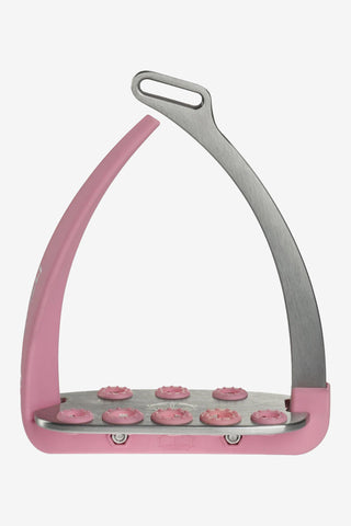 Säkerhetsstigbygel Steel1 Vita Ljusrosa/Silver