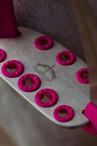 Säkerhetsstigbygel Steel1 Vita Rosa/Silver