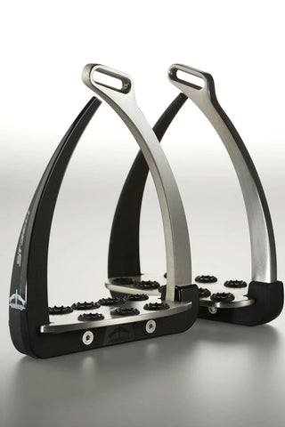 Säkerhetsstigbygel Steel1 Vita Svart/Silver