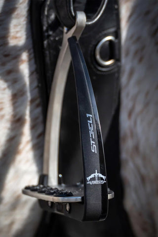 Veredus Vita Sikkerhedsstigbøjle Sort/Sølv