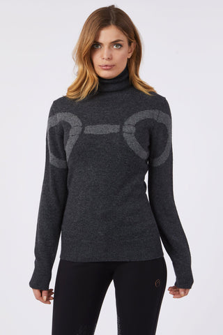 Vestrum Essen Knitted Polo Sweater Grey