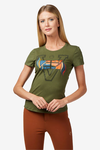 Moneglia T-shirt Olive Green