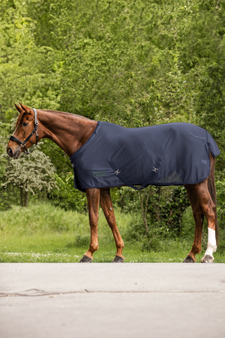 Fluedækken Comfort med krydsgjorde Navy