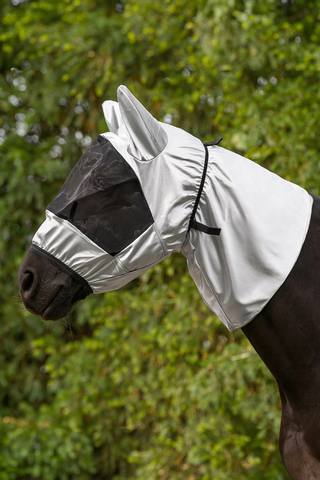 Cagoule anti-eczéma gris argenté