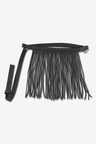Fly Forelock with Strap Black