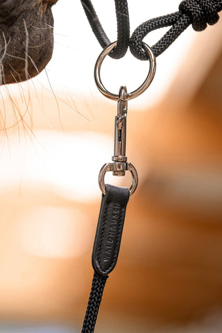 Horsemanship Lead Rope Lightweight 4m Black