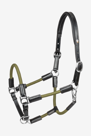 Lædergrime X-Line Nevada Sort/Grøn