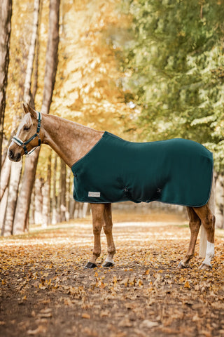Fleece Rug Economic X-Girths Fir Green