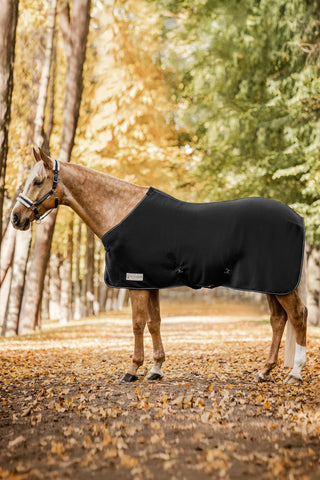 Fleece Rug Economic X-Girths Black