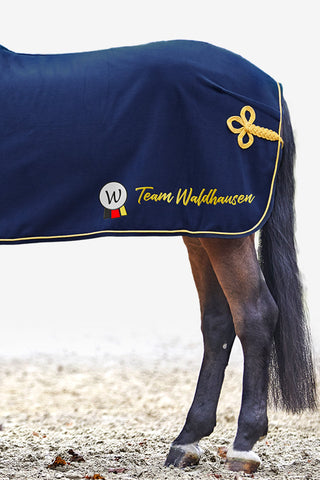 Competition Fleece Rug Blue/Gold
